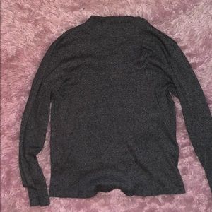 Grey sweater (half turtleneck)